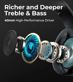 Edifier G30 II Wired Gaming Headset, 7.1 Virtual Surround Sound Gaming Headphones with Detachable Noise Cancelling Microphone for PC/MAC/PS4/PS5, RGB Lighting