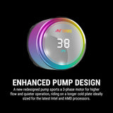 Ant Esports CPU Cooler Liquid ICE Chroma-360 ARGB Black