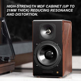Edifier S3000MKII Audiophile Active Speakers, Wireless Powered Bookshelf Speaker Bluetooth 5.0 aptX with Planar Diaphragm Tweeters, Hi-Res Audio and 6.5" WoofersUpgraded