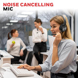 Honeywell Trueno U30 Wired On-Ear Headphones with Rotating Mic