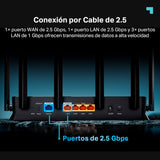 TP-Link BE6500 Archer BE400 Dual-Band Whole Home EasyMesh Wi-Fi 7 Router