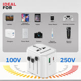 Honeywell International Universal Travel Adapter 12W White HC00061