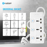 Cablet 3 Socket 3 Switch 4.5m Spike  3030-45