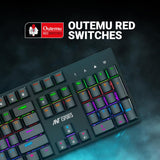 ANT ESPORTS MK3200 V2 MECHANICAL GAMING KEYBOARD MULTICOLOR LED BACKLIT WIRED -BLUE SWITCH