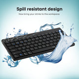 Rapoo K8000M Multi-Mode Keyboard,Bluetooth 3.0/4.0 Wireless 2.4 GHz Compatible with Windows, iOS, Android, Tablets, Smartphones