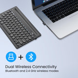 Portronics Bubble Dock Wireless Keyboard with Tablet Holder 2.4 GHz RF & Bluetooth 5.3