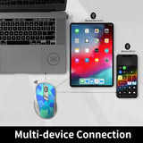 Rapoo M500 Wireless Mouse Blue