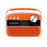 SAREGAMA Carvaan Premium Pop Portable Speaker Pre-loaded 5000 Evergreen Hindi Songs, 2.0Channel,  Candy Orange)