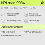 HP LASER JET PRINTER 1008W WIFI