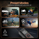 Portronics Vayu 7.0 Tyre Inflator, Full-Size Digital Display, 4000 mAh Battery