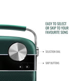 SAREGAMA Carvaan 2.0 Wi-Fi  Hindi Portable Music Player 5000 Pre-Loaded Songs with Podcast, FM BT AUX Emerald Green