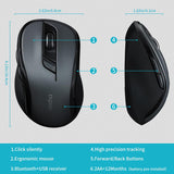 Rapoo M500 Wireless Mouse Black