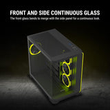 Ant Esports Gaming Cabinet Crystal ARC Black