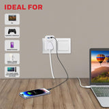 Honeywell 3 Out Surge Cube Spike Guard 1 Outlet PD20W & USB A Port