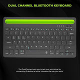 i Gear Dual connect Dual Channel Bluetooth Keyboard for Mac