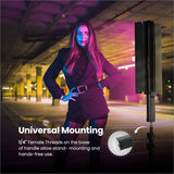 Digitek DSL-30W RGB Stick Light Portable Handheld RGB LED Light Wand with Grid