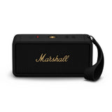 Marshall Middleton Portable Bluetooth Speaker with 20+ Hours of Portable Playtime, 360° Sound, Dust & Waterproof (IP67) - Black & Brass.