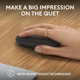 Logitech Pebble Mouse 2 M350s Slim Bluetooth Wireless Mouse, Portable, Lightweight Tonal Graphite