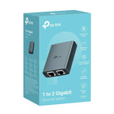 TP-Link EH210 1 to 2 Gigabit Ethernet Splitter Network Switch,1000Mbps