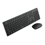 Rapoo X260 Wireless Keyboard and Mouse Combo Set 2.4 Ghz with Type Writer Key Black