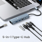 portronics mport 51 5 in 1 type c hub