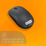 Lenovo 130 Wired Optical Compact Mouse, Black GY51C12380 Broot Compusoft LLP Jaipur 