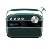 SAREGAMA Carvaan 2.0 Wi-Fi  Hindi Portable Music Player 5000 Pre-Loaded Songs with Podcast, FM BT AUX Emerald Green