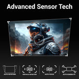 ZEBRONICS PIXAPLAY 59, Smart Projector, 1080p, 20000 Lumens, 200" Screen Size, Auto