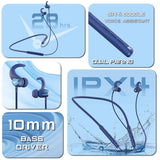 Tempt Groove Bluetooth 5.2 Neckband with OxyAcoustics Technology Navy Blue