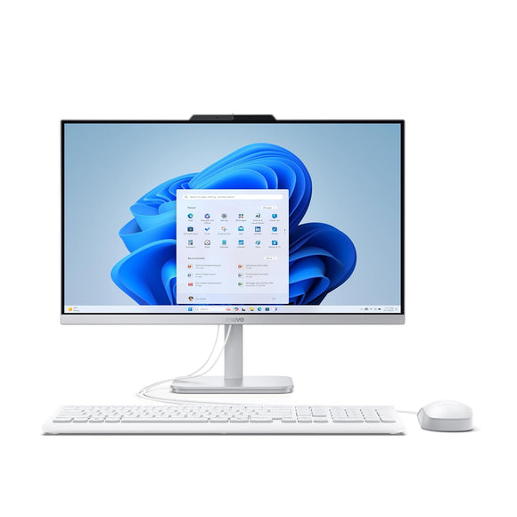 Lenovo A100 All in one F0J6005FIN Intel N100 Processor/8GB RAM/512GB SSD/Win11/Intel HD Graphics/MS Office 2024/Screen Inch 23.8/White