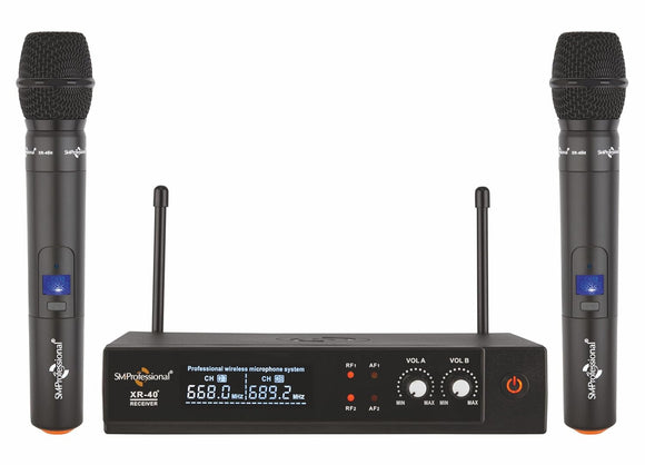 Studiomaster XR 40HH Dual Hand Wireless Microphone