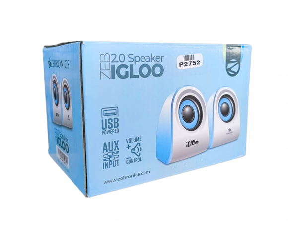 ZEBRONICS AUX SPEAKER 2.0 ZEB IGLOO (USB POWERED)