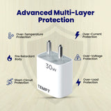 Tempt Mobile Charger BOLT 30W &nbsp;PD+PPS &nbsp;Adaptor