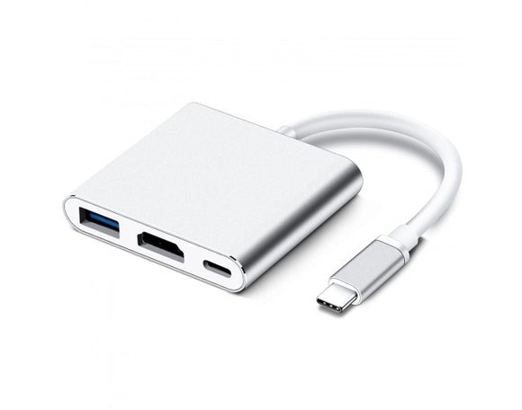Ranz Type C Hub 3 Port (USB 3.0|HDMI|TYPE C) PREMIUM BROOT COMPUSOFT LLP JAIPUR 