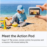 Insta 360 GO 3S 128GB Black-Small & Lightweight Action Camera White