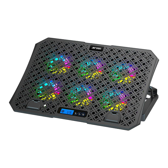 Ant Esports NC 210 Notebook Cooling Pad- 6 Fans RGB