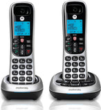 Motorola cd4012 digital cordless telephone with answering machine, 2 handsets