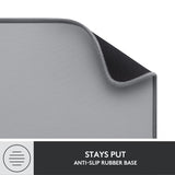 Logitech Desk Mat - Studio Series, Multifunctional Large Desk Pad, Extended Mouse Mat Mid Grey