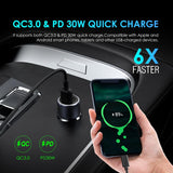 Oraimo OCC-73D  48W Car Charger Adapter with Dual Output,Type C PD 30W