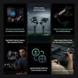 DJI RS 4 Combo, 3-Axis Gimbal Stabilizer for DSLR and Mirrorless Cameras