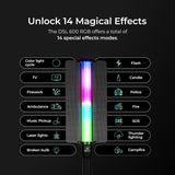 Digitek DSL 600 RGB 35W Bi-Color + 30W RGB LED Video Stick Light with Barndoor