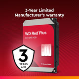 WD Digital 4TB WD Red Plus NAS Internal Hard Drive HDD - 5400 RPM, SATA WD40EFPX