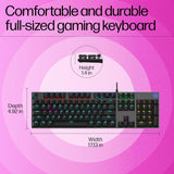 HP USB Keyboard Gaming Mechanical GK400F Black