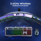 Zebronics Transformer PRO Gaming Wireless Keyboard & Mouse Combo Black
