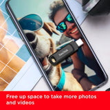 SanDisk Ultra Dual Drive Go Type-C 256GB, OTG, Upto 400MB/S,usb3.2_gen_1  Pendrive