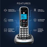 Motorola CD4014 CD4 Series Digital Cordless Telephone with Answering Machine (4 Handsets)