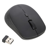 Rapoo M300 Silent Wireless Mouse 1600 DPI Sensor 9 Months Battery Life Quiet Buttons Ergonomic for Right-Handed PC & Mac - Dark Grey