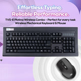 TVS  Platina Wireless Mechanical Keyboard and Mouse Combo