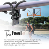 DIGITEK DTR-320 FT Flexible Gorillapod Tripod for All Cameras and Mobile Phones with 360° Ball Head and Phone Holder Max Load 3kgs Carry Bag Included Black