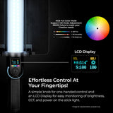 Digitek DSL 600 RGB 35W Bi-Color + 30W RGB LED Video Stick Light